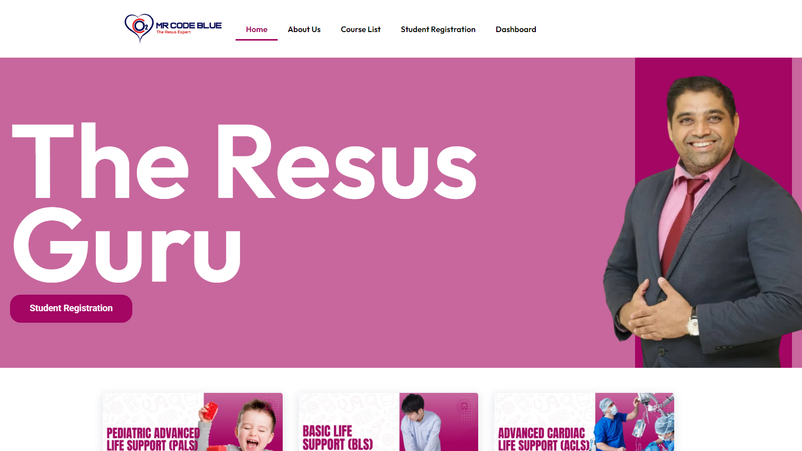 The Resus Guru site preview still